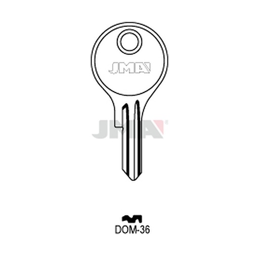 [DOM-36] Clé plate acier DOM-36