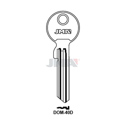 [DOM-40D] Clé plate ps laiton DOM-40D