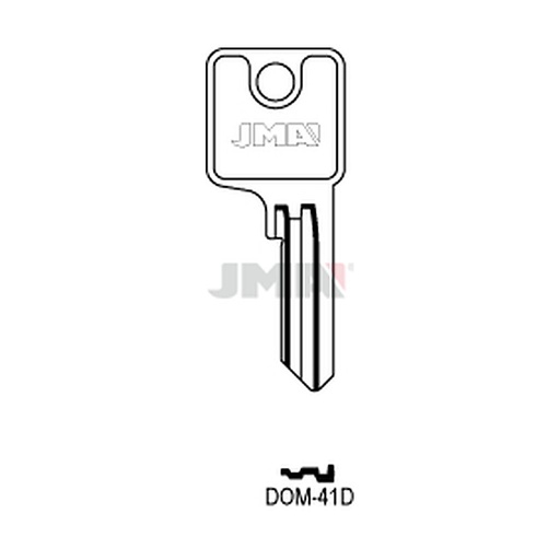[DOM-41D] Clé plate acier DOM-41D