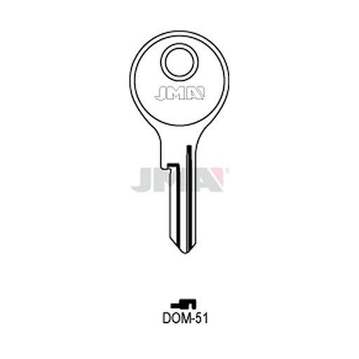 [DOM-51] Clé plate acier DOM-51