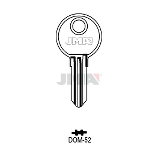 [DOM-52] Clé plate acier DOM-52