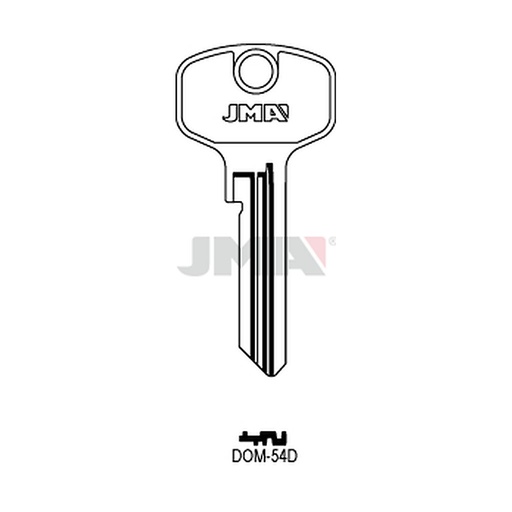 [DOM-54D] Clé plate ps laiton DOM-54D
