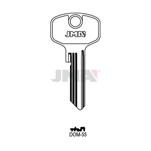 [DOM-55] Clé plate ps laiton DOM-55