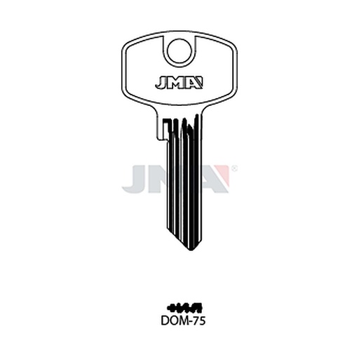 [DOM-75] Clé plate ps acier DOM-75