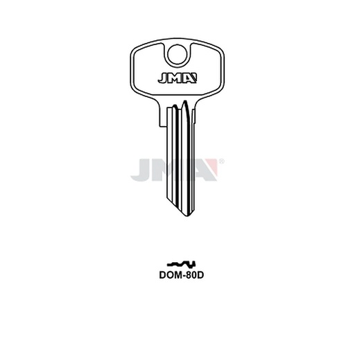 [DOM-80D] Clé plate ps acier DOM-80D