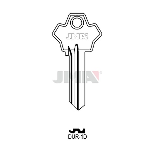 [DUR-1D] Clé plate laiton DUR-1D