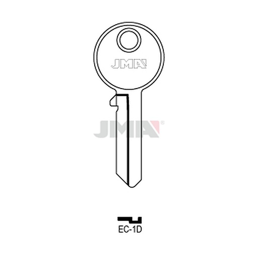 [EC-1D] Clé plate acier EC-1D