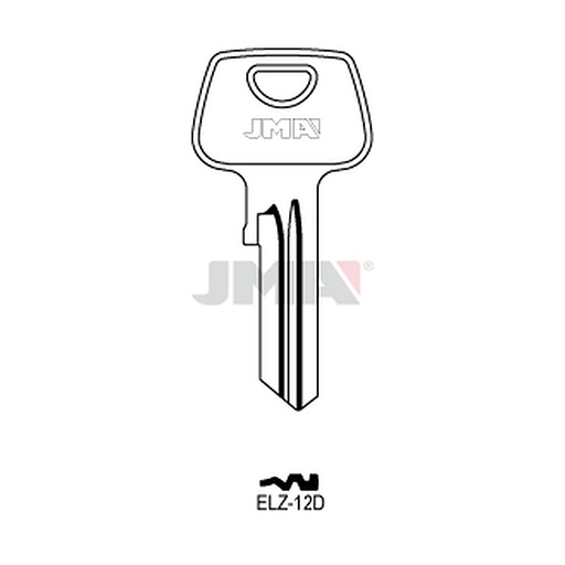 [ELZ-12D] Clé plate acier ELZ-12D