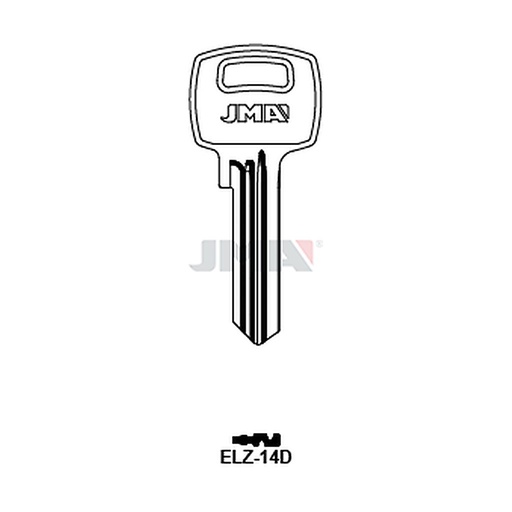 [ELZ-14D] Clé plate acier ELZ-14D