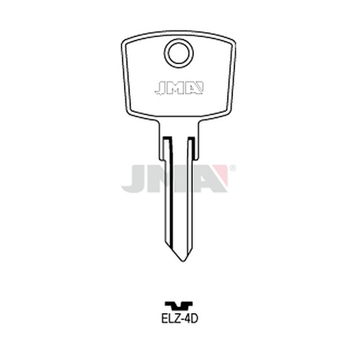 [ELZ-4D] Clé plate acier ELZ-4D