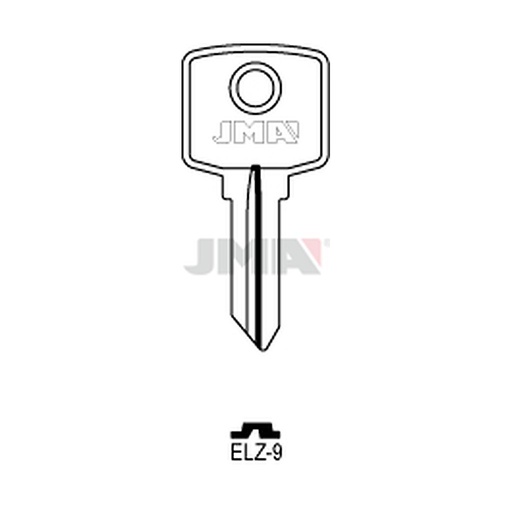 [ELZ-9] Clé plate acier ELZ-9