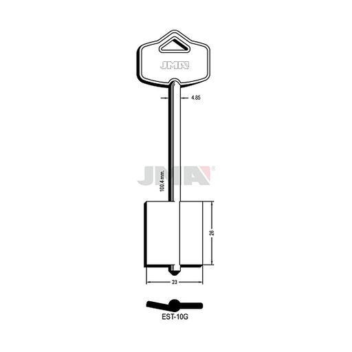 [EST-10G] Clé dp tf l 71 a 100 mm EST-10G