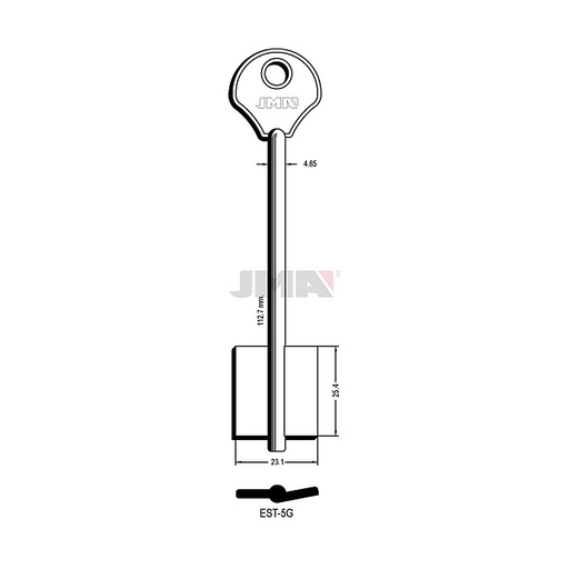 [EST-5G] Clé dp tf l 101 a 145 mm EST-5G