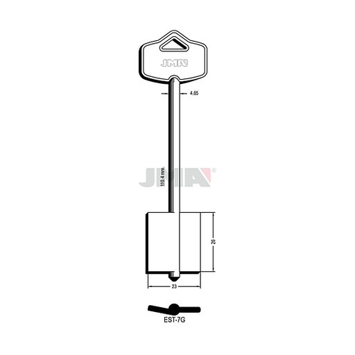 [EST-7G] Clé dp tf l 101 a 145 mm EST-7G