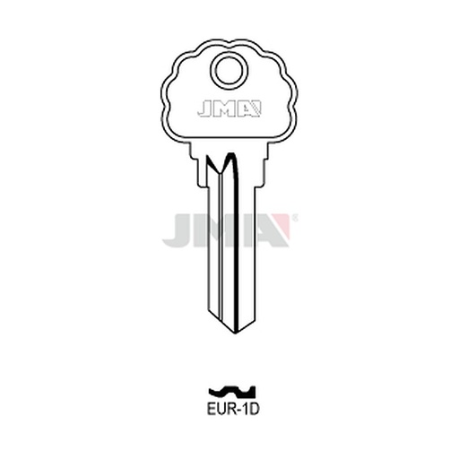 [EUR-1D] Clé plate acier EUR-1D