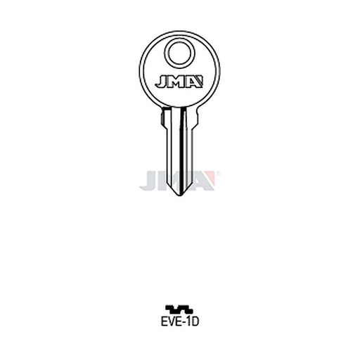 [EVE-1D] Clé plate acier EVE-1D