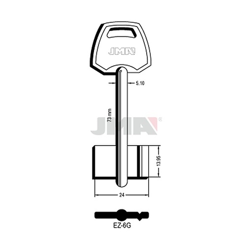 [EZ-6G] Clé dp tf l 71 a 100 mm EZ-6G