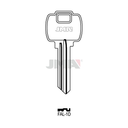[FAL-1D] Clé plate laiton FAL-1D