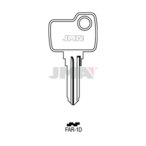 [FAR-1D] Clé plate acier FAR-1D