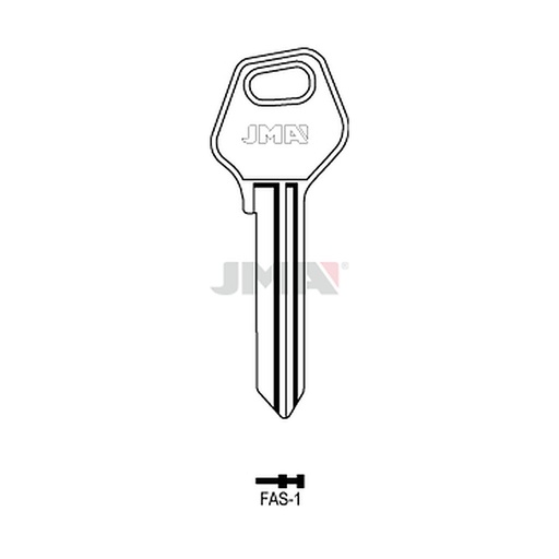 [FAS-1] Clé plate acier FAS-1