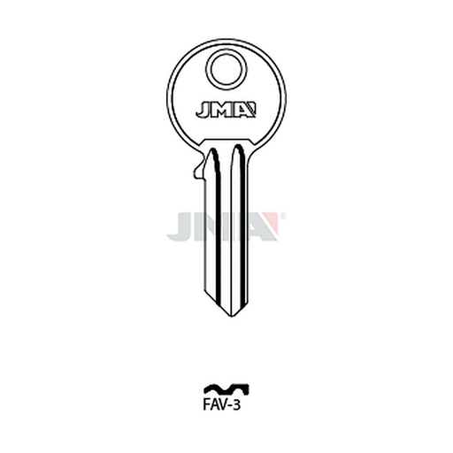 [FAV-3] Clé plate acier FAV-3