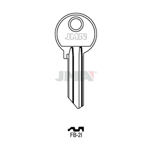 [FB-2I] Clé plate acier FB-2I