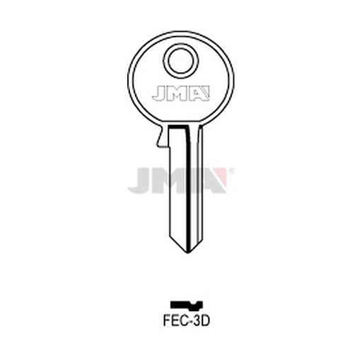 [FEC-3D] Clé plate acier FEC-3D