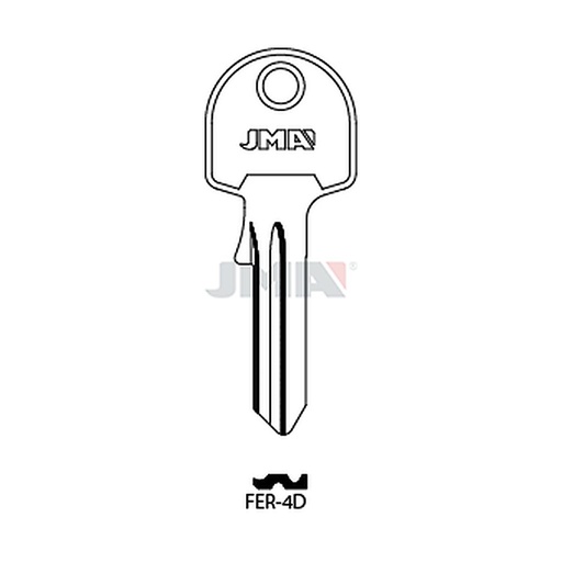 [FER-4D] Clé plate acier FER-4D