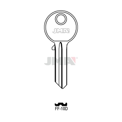[FF-10D] Clé plate acier FF-10D