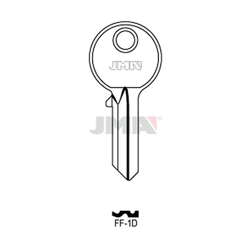 [FF-1D] Clé plate acier FF-1D