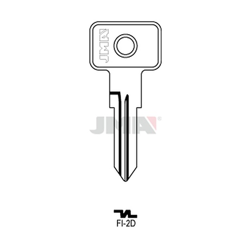 [FI-2D] Clé plate acier FI-2D