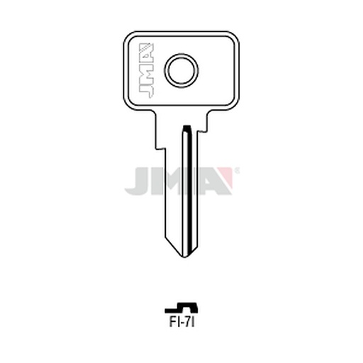 [FI-7I] Clé plate acier FI-7I