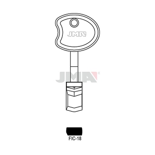 [FIC-18] Clé spec.cyl.hors tarif 787s FIC-18