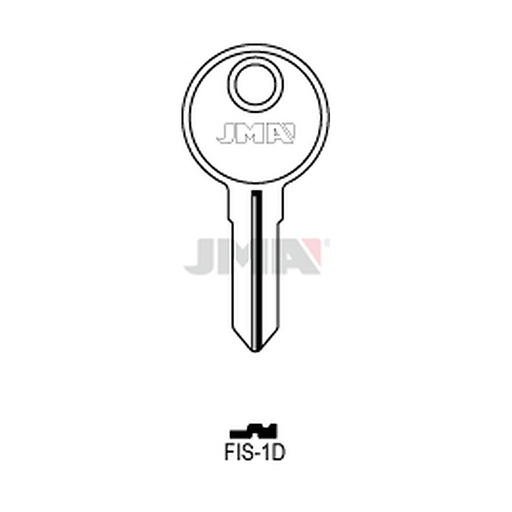 [FIS-1D] Clé plate laiton FIS-1D