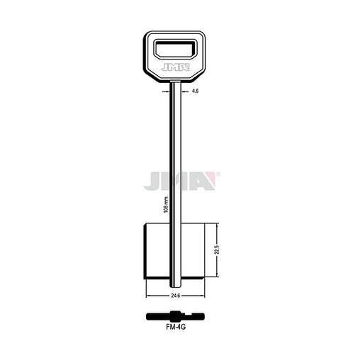 [FM-4G] Clé dp tf l 101 a 145 mm FM-4G
