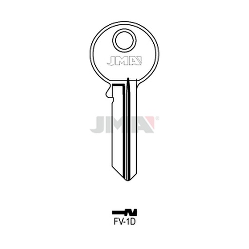 [FV-1D] Clé plate acier FV-1D