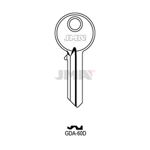 [GDA-60D] Clé plate acier GDA-60D