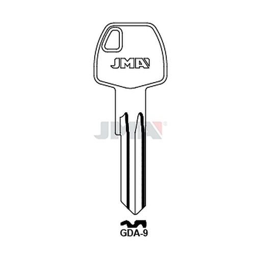 [GDA-9] Clé plate acier GDA-9