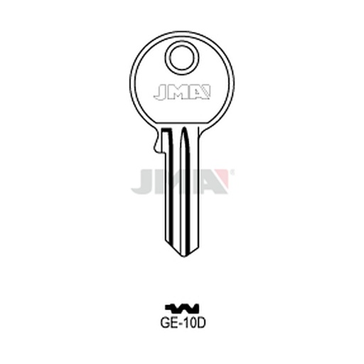 [GE-10D] Clé plate acier GE-10D