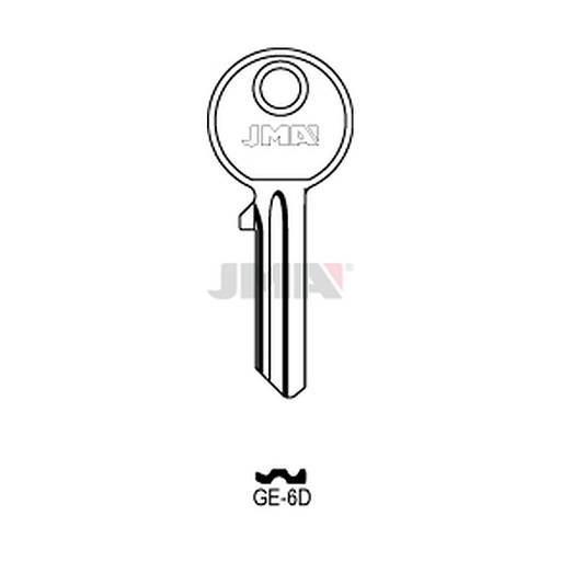 [GE-6D] Clé plate acier GE-6D