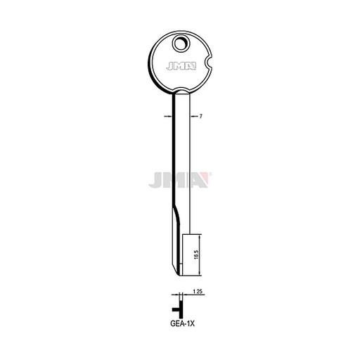 [GEA-1X] Clé cruciforme GEA-1X