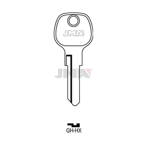 [GH-HX] Clé plate acier GH-HX