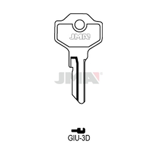 [GIU-3D] Clé plate laiton GIU-3D