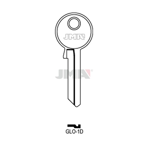 [GLO-1D] Clé plate acier GLO-1D