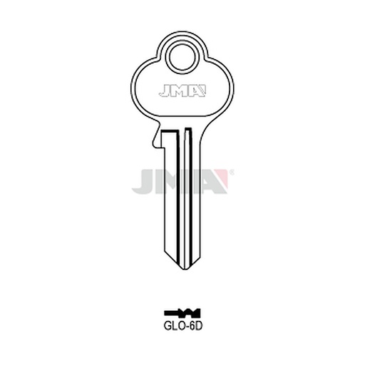 [GLO-6D] Clé plate acier GLO-6D