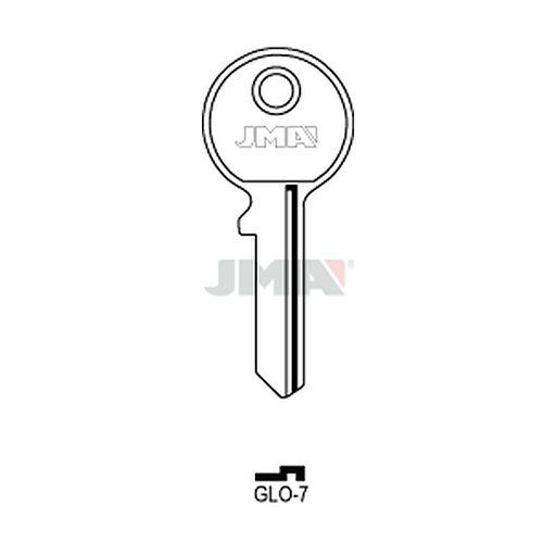 [GLO-7] Clé plate acier GLO-7