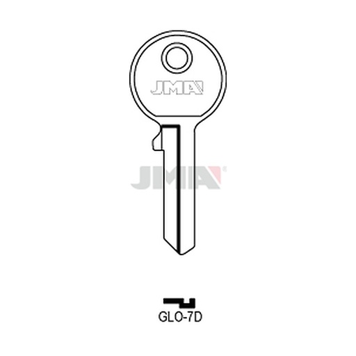 [GLO-7D] Clé plate acier GLO-7D