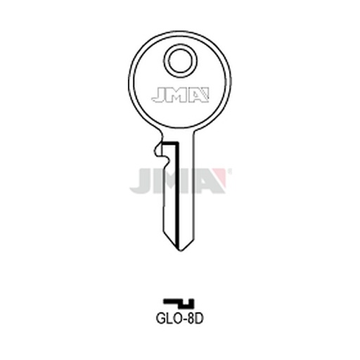 [GLO-8D] Clé plate acier GLO-8D