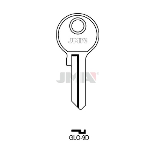 [GLO-9D] Clé plate acier GLO-9D