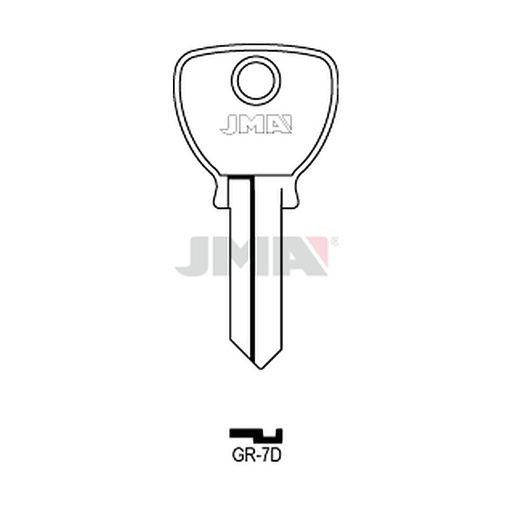 [GR-7D] Clé plate acier GR-7D